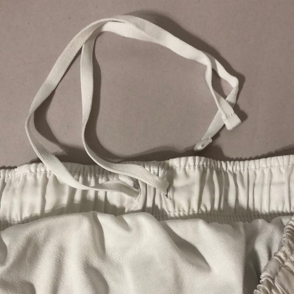 Nike Dri-Fit White Mid- Rise Brief Lined Athletic Tempo Running Shorts sz Small - Picture 4 of 14